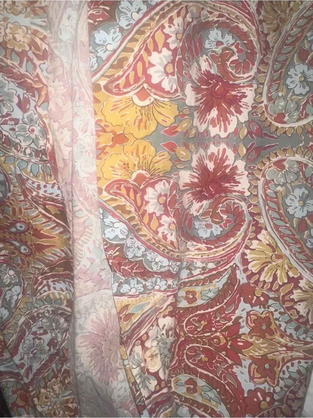 Pottery Barn Bella Paisley Duvet Cover and Shams Queen